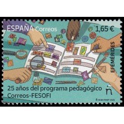 España Spain 5695 2023 Efemérides 25 años del programa pedagógico Correos-FESOFI MNH España Spain 5695 2023 Efemérides 25 años del programa pedagógico Correos-FESOFI MNH