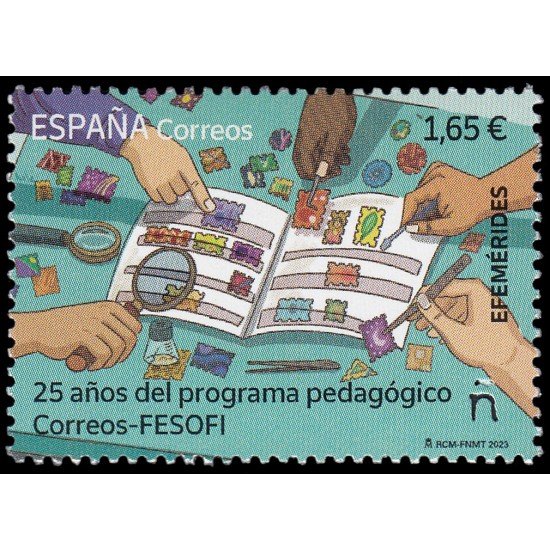 España Spain 5695 2023 Efemérides 25 años del programa pedagógico Correos-FESOFI MNH España Spain 5695 2023 Efemérides 25 años del programa pedagógico Correos-FESOFI MNH