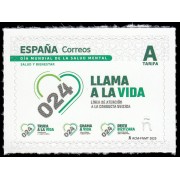 España Spain 5698 2023 Salud y bienestar Día mundial de la salud mental Autoadhesivo Tarifa A