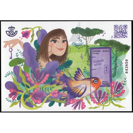 España Spain 5704 2023 Música Rozalén La puerta violeta MNH España Spain 5704 2023 Música Rozalén La puerta violeta MNH