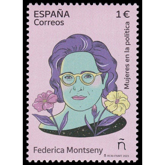 España Spain 5705 2023 Mujeres en la política Fecerica Montseny MNH España Spain 5705 2023 Mujeres en la política Fecerica Montseny MNH