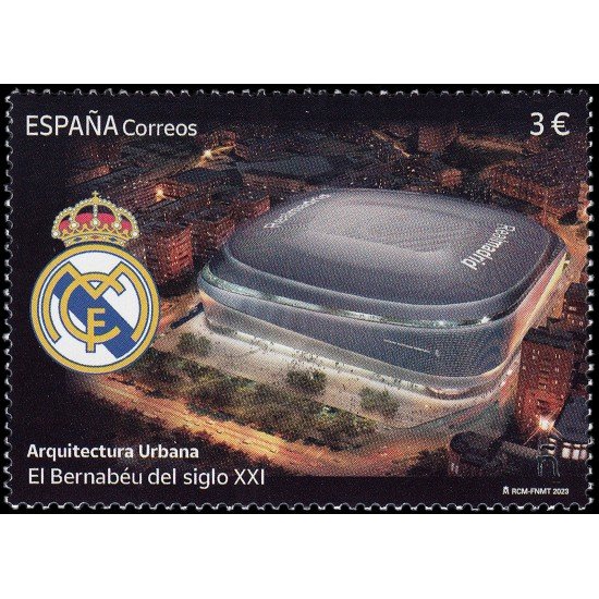 España Spain 5711 2023 Fútbol Arquitectura urbana El Bernabéu del siglo XXI MNH España Spain 5711 2023 Fútbol Arquitectura urbana El Bernabéu del siglo XXI MNH
