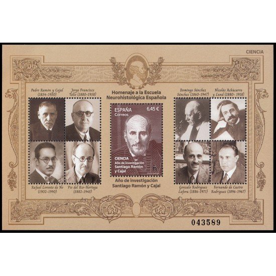 España Spain 5712 2023 Ciencia Año de investigación Santiago Ramón y Cajal MNH España Spain 5712 2023 Ciencia Año de investigación Santiago Ramón y Cajal MNH