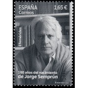 España Spain 5713 2023 Efemérides 100 años del nacimiento de Jorge Semprún MNH