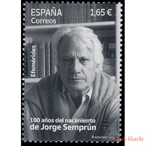 España Spain 5713 2023 Efemérides 100 años del nacimiento de Jorge Semprún MNH
