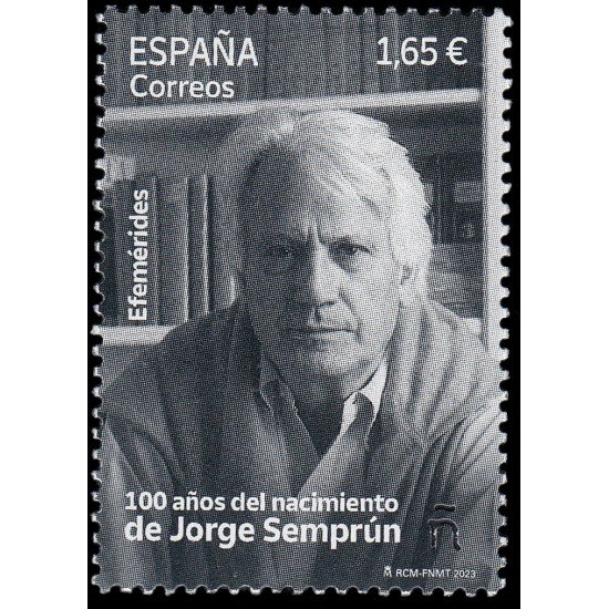 España Spain 5713 2023 Efemérides 100 años del nacimiento de Jorge Semprún MNH España Spain 5713 2023 Efemérides 100 años del nacimiento de Jorge Semprún MNH