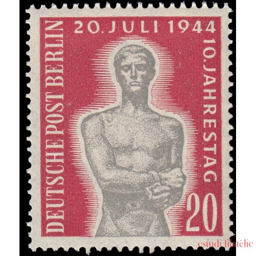 Alemania Berlín 106 1954 10 aniv. del salvamento del 20 de julio MNH