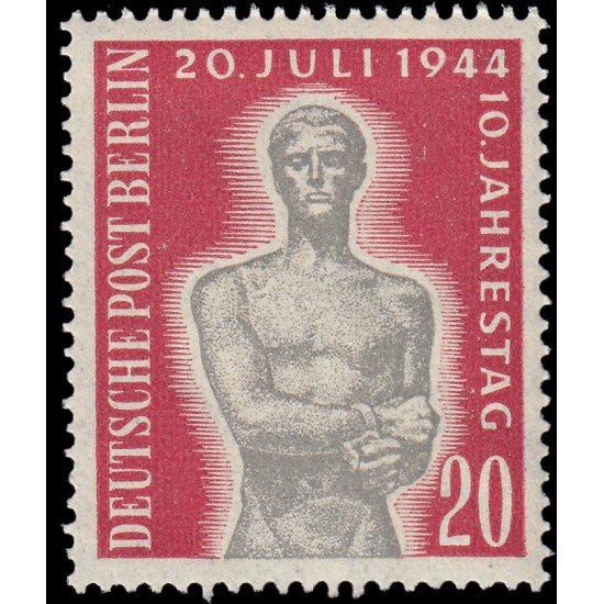 Alemania Berlín 106 1954 10 aniv. del salvamento del 20 de julio MNH