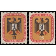 Alemania Berlín 121/22 1956 Reunión del consejo federal MNH