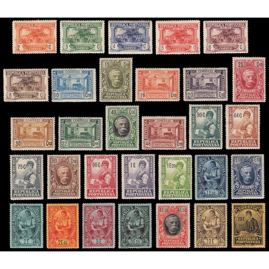 Portugal 334/64 1925 Centenario del nacimiento de Camilo Castelo Branco MH Portugal 334/64 1925 Centenario del nacimiento de Camilo Castelo Branco MH