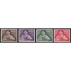 Portugal 837/40 1957 100 aniv. de la muerte de Almeida Garrett MNH Portugal 837/40 1957 100 aniv. de la muerte de Almeida Garrett MNH