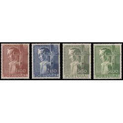 Portugal 813/16 1955 Fundación Villa Sao Paoulo MNH Portugal 813/16 1955 Fundación Villa Sao Paoulo MNH