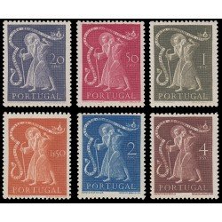 Portugal 734/39 400 aniv. de la Muerte de S. Joao de Deus 1950 MNH Portugal 734/39 400 aniv. de la Muerte de S. Joao de Deus 1950 MNH