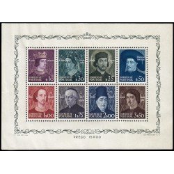 Portugal HB 14 1949 Retratos MNH Portugal HB 14 1949 Retratos MNH