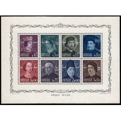 Portugal HB 14 1949 Retratos MNH Portugal HB 14 1949 Retratos MNH