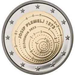 Eslovenia 2023 2 € euros conmemorativos Josip Plemelj Eslovenia 2023 2 € euros conmemorativos Josip Plemelj