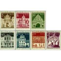 Alemania Berlín - Correo ordinario - 246/52 - 1966 DEUTSCHE Serie edificios históricos Lujo Alemania Berlín - Correo ordinario - 246/52 - 1966 DEUTSCHE Serie edificios históricos Lujo