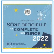 Francia France 2022 Cartera Oficial Monedas € euros Set