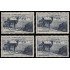 Andorra Francesa Aéreo 1 1950 Animales Glacial 4 unidades MNH