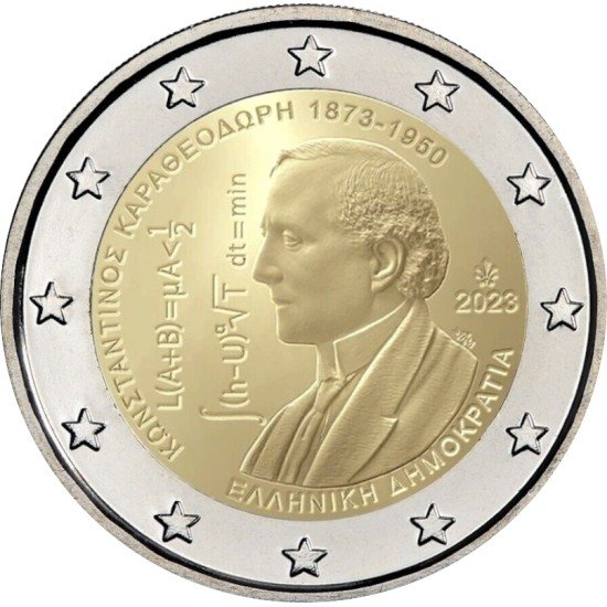 Grecia 2023 2 € euros conmemorativos Constantin Carathéodory Grecia 2023 2 € euros conmemorativos Constantin Carathéodory
