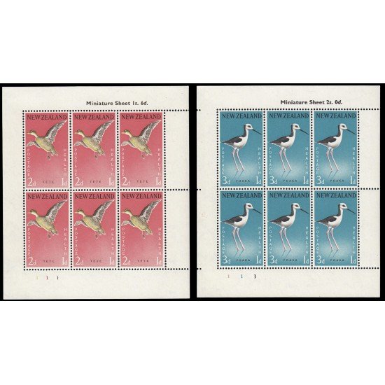 Nueva Zelanda HB 5/6 1959 Fauna Aves Pajaros MNH Nueva Zelanda HB 5/6 1959 Fauna Aves Pajaros MNH