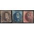 Bélgica 6/8 1851 Medallón del Rey Leopoldo I papel normal y grueso Usados