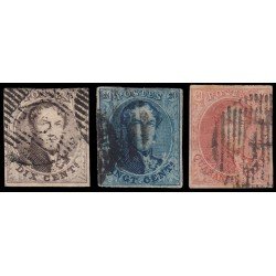 Bélgica 10/12 1858-1861 Rey Leopoldo I Medallón redondo Usados Bélgica 10/12 1858-1861 Rey Leopoldo I Medallón redondo Usados