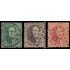 Bélgica 13/14+16A 1863 Rey Leopoldo I Medallón con perforación Usados