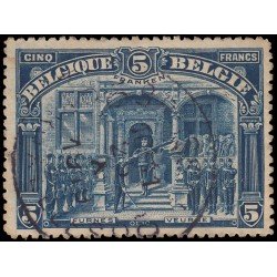 Bélgica 147 1915 Honrando la bandera del 7º regimiento en Veurne Usado