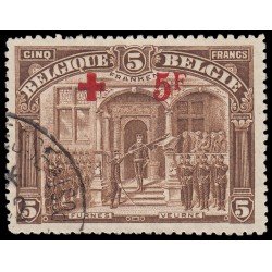 Bélgica 162 1918 Fondo de la Cruz Roja Usado