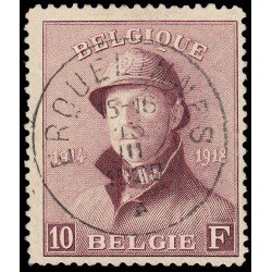 Bélgica 178 1919 Albert I Rey con casco Usado