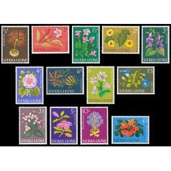 Sierra Leona Sierra Leone 213/25 1963 Flores MNH Sierra Leona Sierra Leone 213/25 1963 Flores MNH