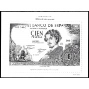 España Spain Prueba de lujo 172a 2023 Billete de cien pesetas España Spain Prueba de lujo 172a 2023 Billete de cien pesetas