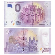 Billete  souvenir de cero euros Catedral de Granada