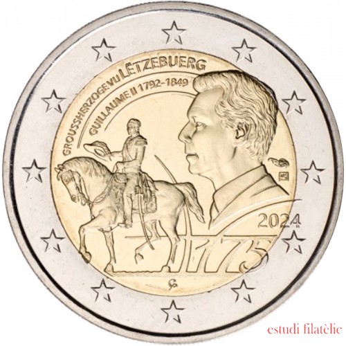 Luxemburgo 2024 2 € euros conmemorativos Guillermo II 