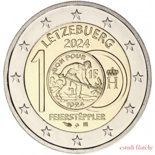 Luxemburgo 2024 2 € euros conmemorativos Feierstëppler