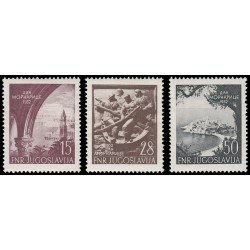 Yugoslavia 618/20 1952 10 aniv. de la Marina de guerra MNH Yugoslavia 618/20 1952 10 aniv. de la Marina de guerra MNH