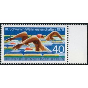 DEP7/S  Alemania Berlín  Nº 533  1978  3º DEUTSCHE Campeonato mundo de natación-Berlín-Lujo