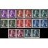 Portugal 663/70 1945 Parejas Presidente Carmona MNH