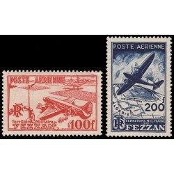 Fezzan A 4/5 1948 Aviación MNH Fezzan A 4/5 1948 Aviación MNH