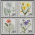Alemania Berlín 590/93 1980  Sorteo benéfico flores diversas MNH