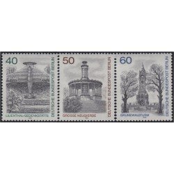 Alemania Berlín 595/97 1980 Monumentos de Berlín MNH Alemania Berlín 595/97 1980 Monumentos de Berlín MNH