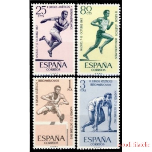 España Spain 1450/53 1962 II Juegos Atléticos Iberoamericanos MNH