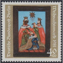 Alemania Berlín 615 1981 Navidad Christmas Los tres reyes Magos MNH Alemania Berlín 615 1981 Navidad Christmas Los tres reyes Magos MNH