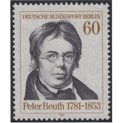 Alemania Berlín 616 1981 200º Aniversario de Peter Beuth MNH Alemania Berlín 616 1981 200º Aniversario de Peter Beuth MNH