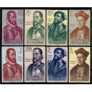 España Spain 1454/61 1962 Forjadores de América MNH