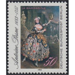 Alemania Berlín 661 1983 300º Aniversario del pintor Antoine Pesne MNH Alemania Berlín 661 1983 300º Aniversario del pintor Antoine Pesne MNH