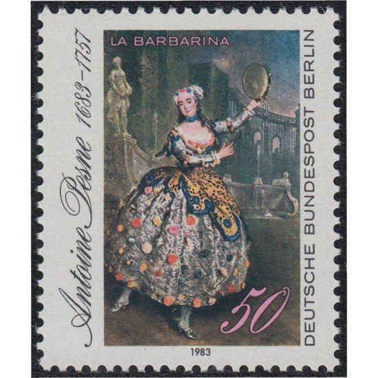Alemania Berlín 661 1983 300º Aniversario del pintor Antoine Pesne MNH