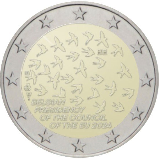 Bélgica 2024 2 € euros conmemorativos Presidencia UE Bélgica 2024 2 € euros conmemorativos Presidencia UE