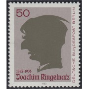  Alemania Berlín 663 1983 Centenario del nacimiento Joachim Ringelnatz MNH